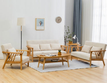 Sienna 3 Seater Sofa - Beige at online8 furniture store Auckland