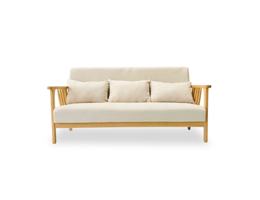 Sienna 3 Seater Sofa - Beige at online8 furniture store Auckland