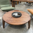 Sierra Round Coffee Table 100cm at online8 furniture store Auckland