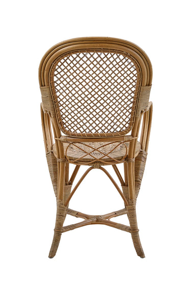 SIKA Fleur Rattan Armchair - Antique at Online8 Furniture Auckland NZ