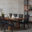 SIKA Originals Piano Rattan Armchair - Black at Online8 Furniture Auckland NZ