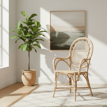 SIKA Originals Romantica Rattan Armchair - Natural at Online8 Furniture Auckland NZ