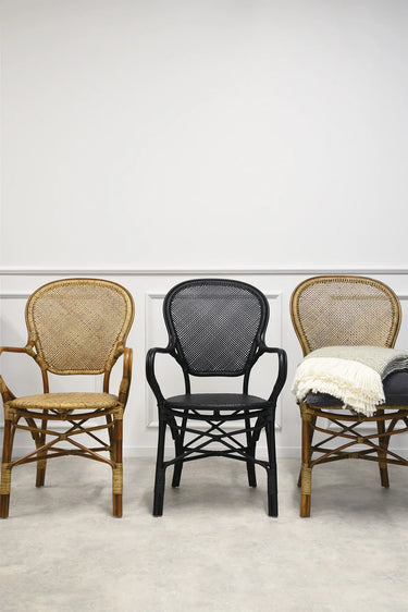 SIKA Originals Rossini Rattan Side Chair - Antique at Online8 Furniture Auckland NZ
