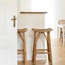 SIKA Originals Salsa Rattan Barstool - Antique 63cm at Online8 Furniture Auckland NZ