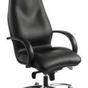 Silhouette Executive Chair - Black Leather at online8 furniture store Auckland