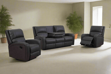 Silverton Recliner Lounge Suite - 3+1+1 at online8 furniture store Auckland