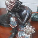 Sitting Buddha Statue with Candle Holder at online8 furniture store Auckland