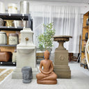 Sitting Buddha - Terracotta 75cm at online8 furniture store Auckland