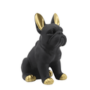 Sitting French Bulldog - Black & Gold at online8 furniture store Auckland