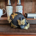 Skull with Metal Butterflies at online8 furniture store Auckland