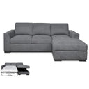 Sloane Large Sofabed with Storage - Charcoal at Online8 Furniture Auckland NZ