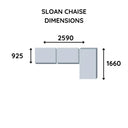 Sloane Large Sofabed with Storage at online8 furniture store Auckland