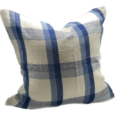 Snugg+Co Cushion Cover - Ivory/Denim/Blue at online8 furniture store Auckland