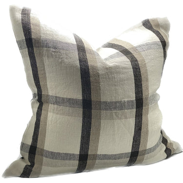 Snugg+Co Cushion Cover - Ivory/Natural/Black at online8 furniture store Auckland