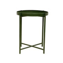 Sofia Round Side Table - Green at online8 furniture store Auckland