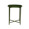 Sofia Round Side Table - Green at online8 furniture store Auckland