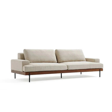 Soho 3 Seater Feather Foam Sofa - Natural at online8 furniture store Auckland