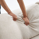 Soho 3 Seater Feather Foam Sofa - Natural at online8 furniture store Auckland