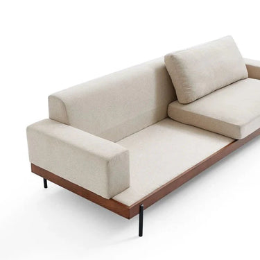 Soho 3 Seater Feather Foam Sofa - Natural at online8 furniture store Auckland