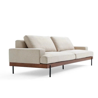 Soho 3 Seater Feather Foam Sofa - Natural at online8 furniture store Auckland