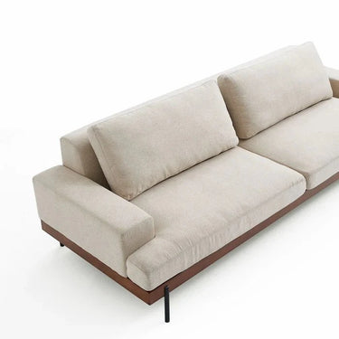 Soho 4 Seater Feather Foam Sofa - Natural at online8 furniture store Auckland