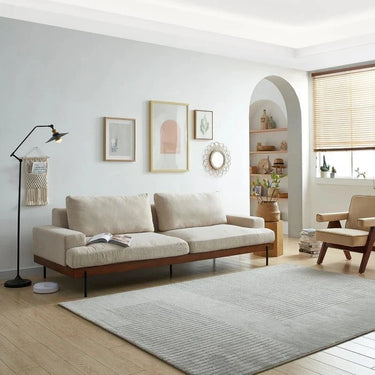 Soho 4 Seater Feather Foam Sofa - Natural at online8 furniture store Auckland