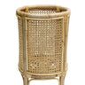 Soka Rattan Webbing Planter Small at online8 furniture store Auckland