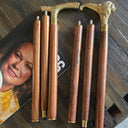 Solid Brass Lion Head Handle Walking Stick at online8 furniture store Auckland