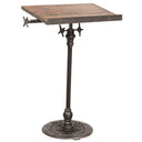 Solid Teak Adjustable Menu Stand | Lecturn | Music Easle at online8 furniture store Auckland