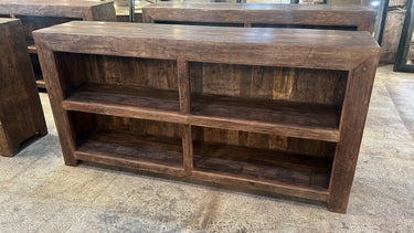 Solid Teak Console - Natural at online8 furniture store Auckland