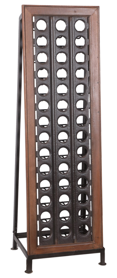 Solid Teak Wine Bottle Rack at online8 furniture store Auckland