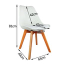 Sonia Dining Chair - Set/4 at online8 furniture store Auckland
