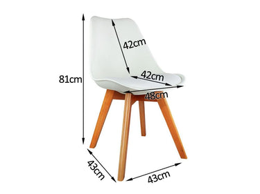 Sonia Dining Chair - Set/4 at online8 furniture store Auckland