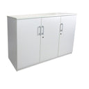 Sonic White 1200 Storage Credenza at online8 furniture store Auckland