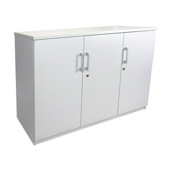 Sonic White 1200 Storage Credenza at online8 furniture store Auckland