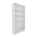Sonic White 1800 Bookcase at online8 furniture store Auckland