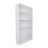 Sonic White 1800 Bookcase at online8 furniture store Auckland