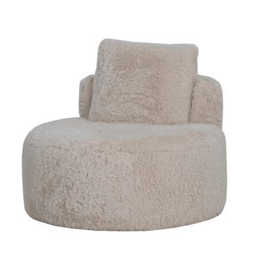 Sophie Round Accent Chair -  Sand at online8 furniture store Auckland