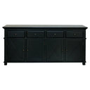 Sorrento 4 Door Hamptons Buffet Table - 1880mm at Online8 Furniture Auckland NZ