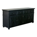 Sorrento 4 Door Hamptons Buffet Table - 1880mm at Online8 Furniture Auckland NZ