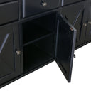 Sorrento 4 Door Hamptons Buffet Table - 1880mm at Online8 Furniture Auckland NZ