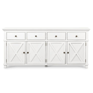 Sorrento 4 Door Hamptons Buffet Table - 1880mm at Online8 Furniture Auckland NZ