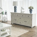 Sorrento 4 Door Hamptons Buffet Table - 1880mm at Online8 Furniture Auckland NZ