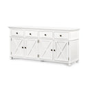 Sorrento 4 Door Hamptons Buffet Table - 1880mm at Online8 Furniture Auckland NZ