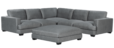 Sorrento Deep Seat Corner Sofa with Ottoman at online8 furniture store Auckland
