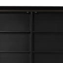 Sorrento Large Glass Door Hamptons Cabinet Black at Online8 Furniture Auckland NZ