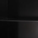 Sorrento Large Glass Door Hamptons Cabinet Black at Online8 Furniture Auckland NZ