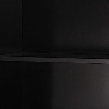 Sorrento Large Glass Door Hamptons Cabinet Black at Online8 Furniture Auckland NZ