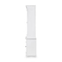 Sorrento Large Glass Door Hamptons Cabinet White at Online8 Furniture Auckland NZ