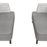 Soundbox Large Sofa x2 - Light Grey/Dark Grey at online8 furniture store Auckland